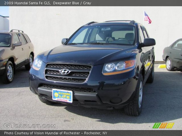 2009 Hyundai Santa Fe GLS in Deepwater Blue