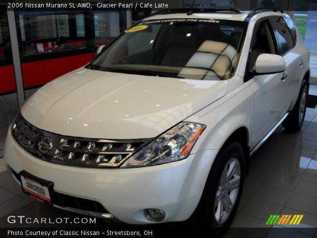 2006 Nissan Murano SL AWD in Glacier Pearl