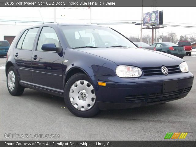 2005 Volkswagen Golf GL 2 Door in Indigo Blue Metallic