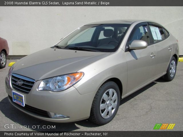 2008 Hyundai Elantra GLS Sedan in Laguna Sand Metallic