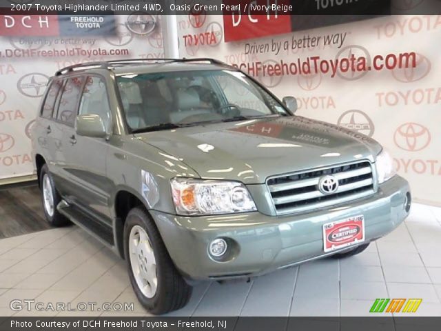 2007 Toyota Highlander Limited 4WD in Oasis Green Pearl