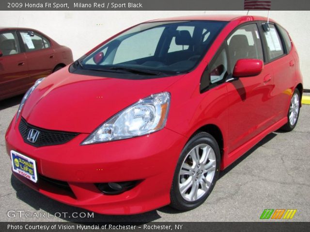 2009 Honda Fit Sport in Milano Red