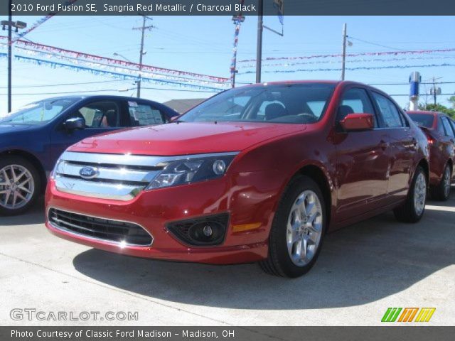 2010 Ford Fusion SE in Sangria Red Metallic
