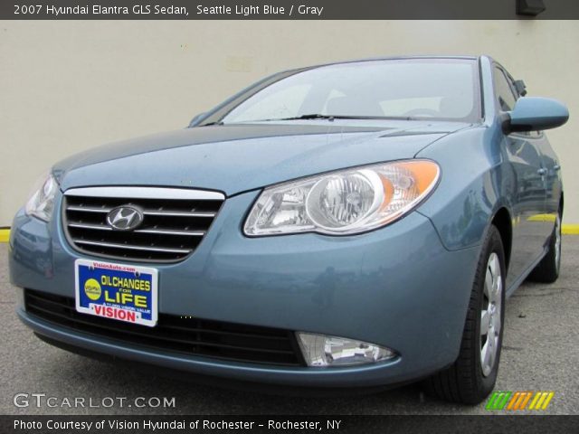 2007 Hyundai Elantra GLS Sedan in Seattle Light Blue