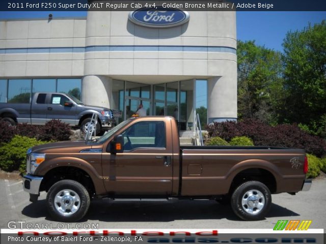 2011 Ford F250 Super Duty XLT Regular Cab 4x4 in Golden Bronze Metallic