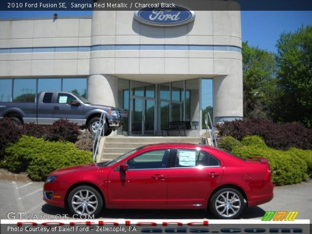 2010 Ford Fusion SE in Sangria Red Metallic
