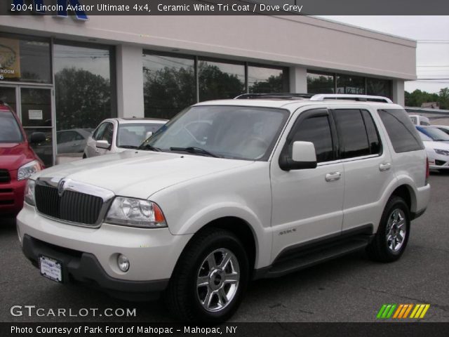 2004 Lincoln Aviator Ultimate 4x4 in Ceramic White Tri Coat