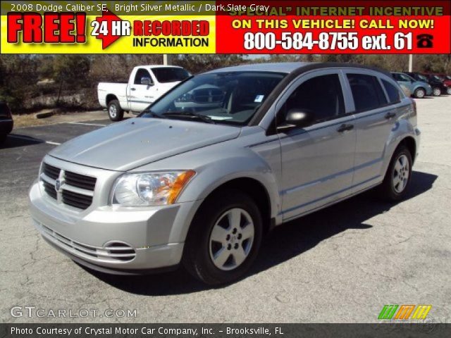 2008 Dodge Caliber SE in Bright Silver Metallic