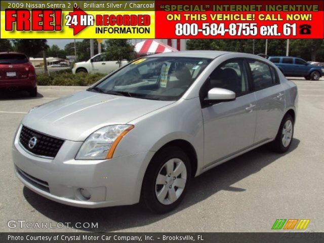 2009 Nissan Sentra 2.0 in Brilliant Silver