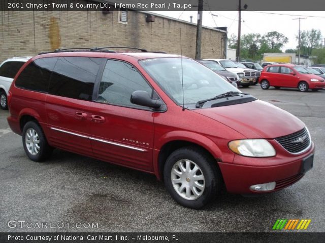 2001 Chrysler Town & Country LXi in Inferno Red Pearl