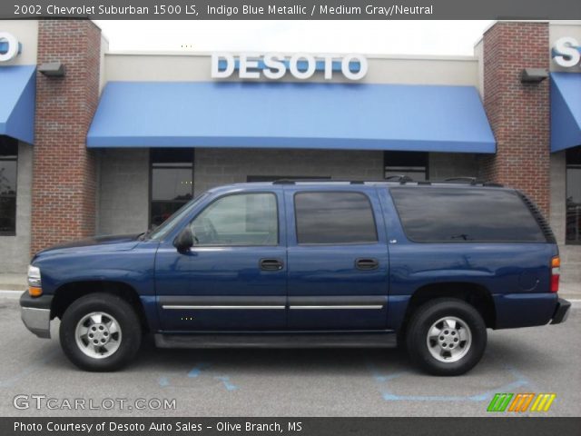 2002 Chevrolet Suburban 1500 LS in Indigo Blue Metallic