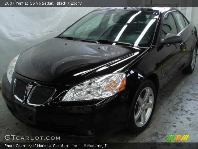 2007 Pontiac G6 V6 Sedan in Black