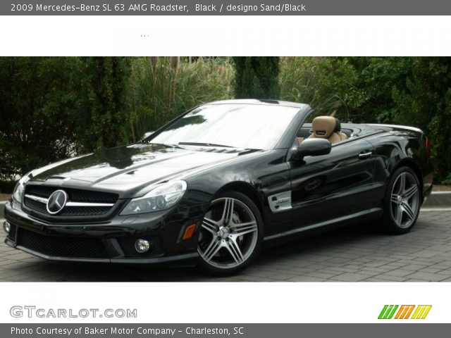 2009 Mercedes-Benz SL 63 AMG Roadster in Black