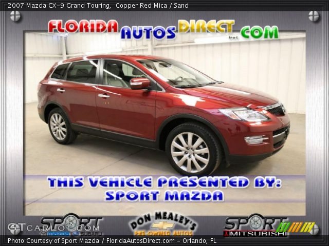 2007 Mazda CX-9 Grand Touring in Copper Red Mica