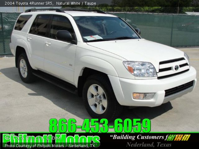2004 Toyota 4Runner SR5 in Natural White