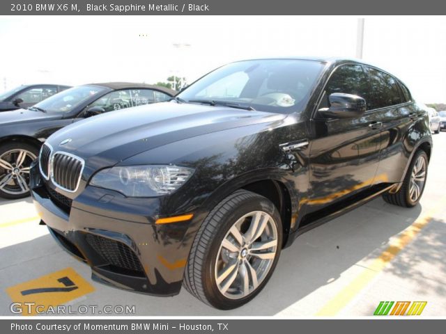 2010 BMW X6 M  in Black Sapphire Metallic