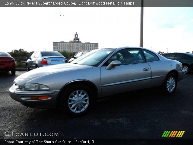 1996 Buick Riviera Supercharged Coupe in Light Driftwood Metallic