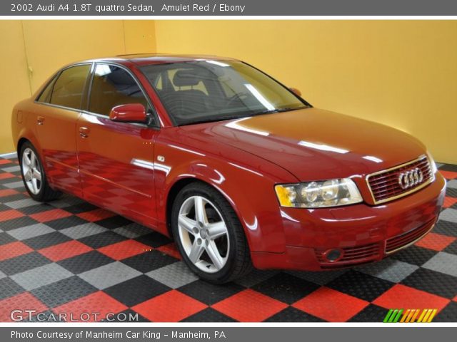 2002 Audi A4 1.8T quattro Sedan in Amulet Red