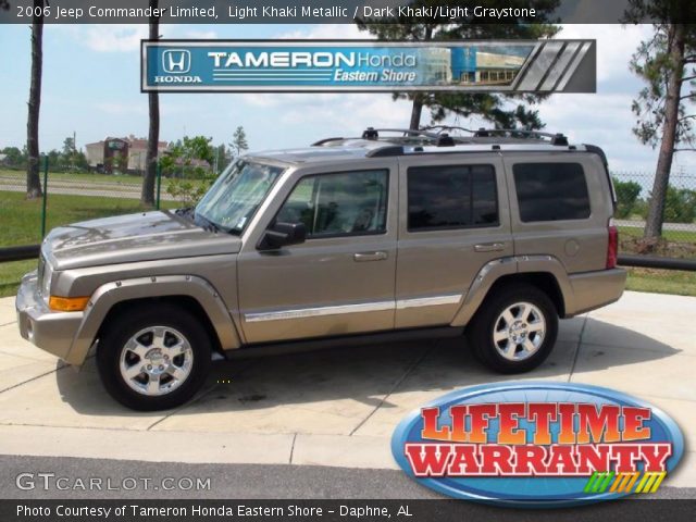 2006 Jeep Commander Limited in Light Khaki Metallic