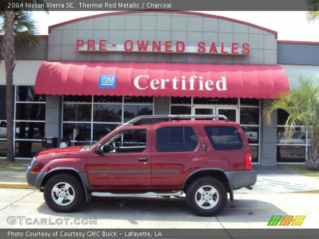 2004 Nissan Xterra SE in Thermal Red Metallic