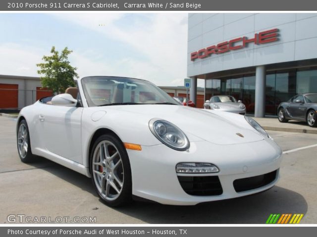 2010 Porsche 911 Carrera S Cabriolet in Carrara White
