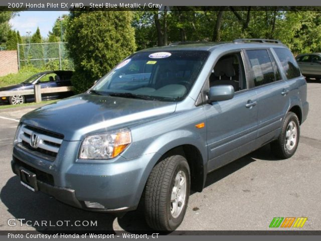 2007 Honda Pilot EX 4WD in Steel Blue Metallic