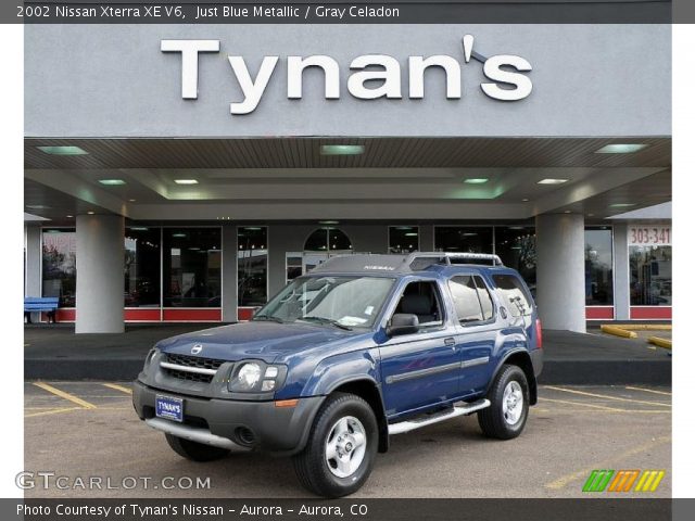 2002 Nissan Xterra XE V6 in Just Blue Metallic