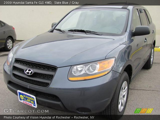 2009 Hyundai Santa Fe GLS 4WD in Slate Blue