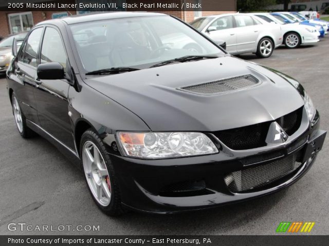 2005 Mitsubishi Lancer Evolution VIII in Black Pearl Metallic