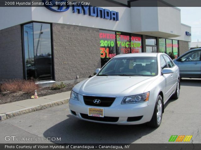 2008 Hyundai Sonata GLS in Bright Silver