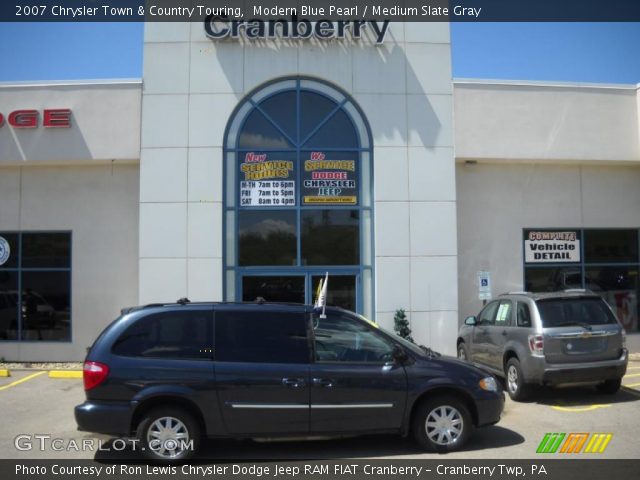 2007 Chrysler Town & Country Touring in Modern Blue Pearl