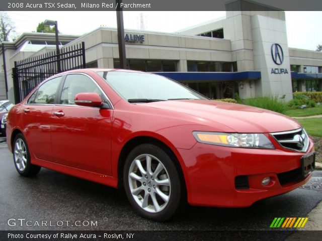 2008 Acura TSX Sedan in Milano Red