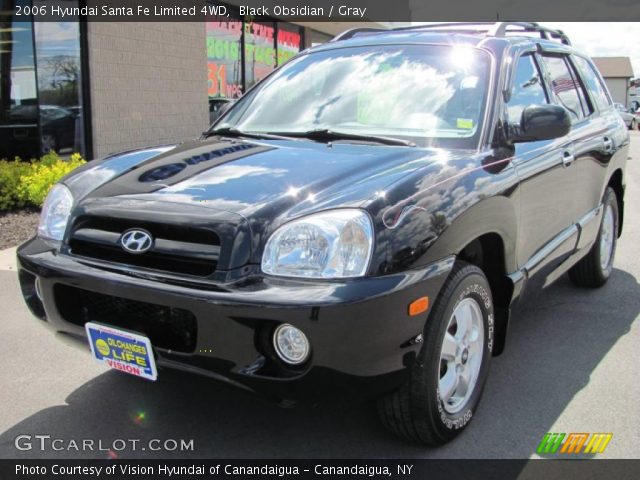 2006 Hyundai Santa Fe Limited 4WD in Black Obsidian