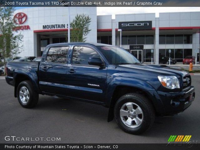 2008 Toyota Tacoma V6 TRD Sport Double Cab 4x4 in Indigo Ink Pearl