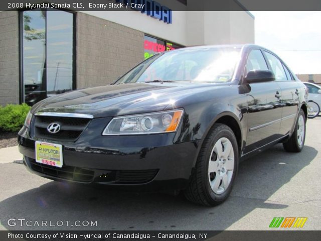 2008 Hyundai Sonata GLS in Ebony Black
