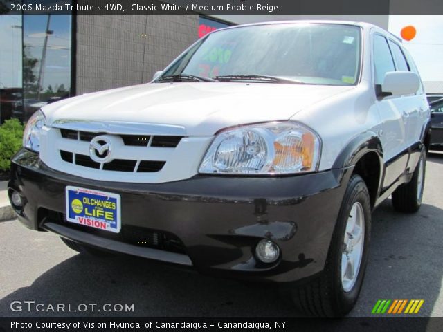 2006 Mazda Tribute s 4WD in Classic White