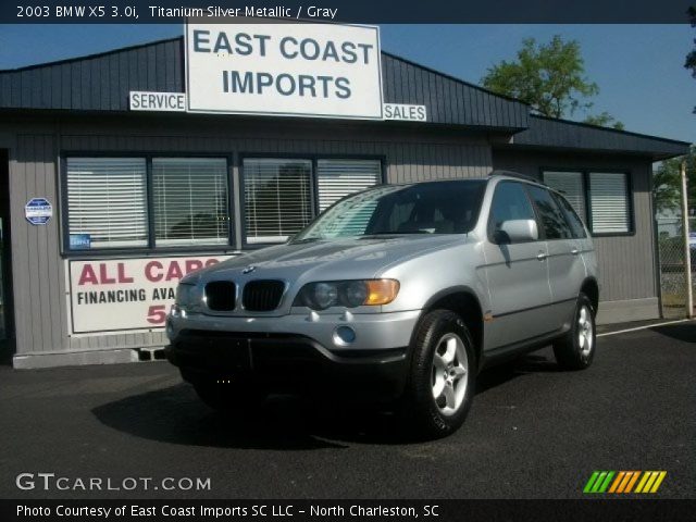 2003 BMW X5 3.0i in Titanium Silver Metallic