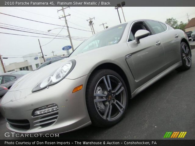 2010 Porsche Panamera 4S in Platinum Silver Metallic