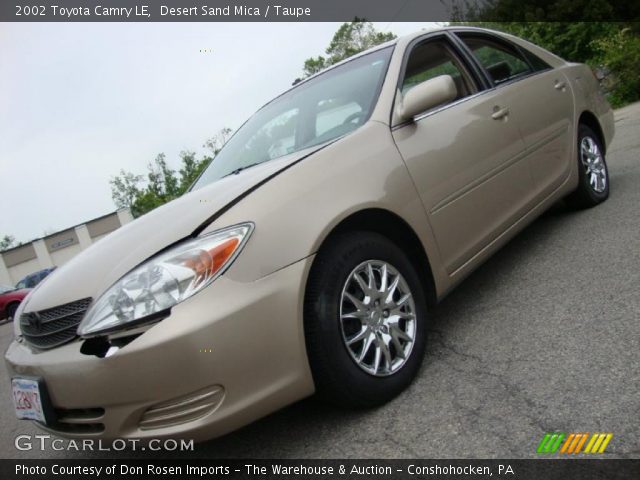 2002 Toyota Camry LE in Desert Sand Mica