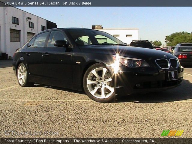 2004 BMW 5 Series 545i Sedan in Jet Black