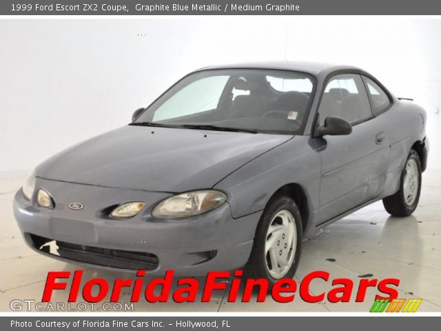 1999 Ford Escort ZX2 Coupe in Graphite Blue Metallic