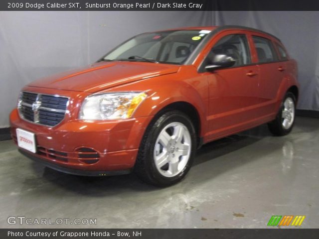 2009 Dodge Caliber SXT in Sunburst Orange Pearl