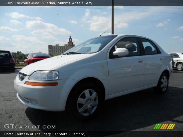 2005 Chevrolet Aveo LS Sedan in Summit White