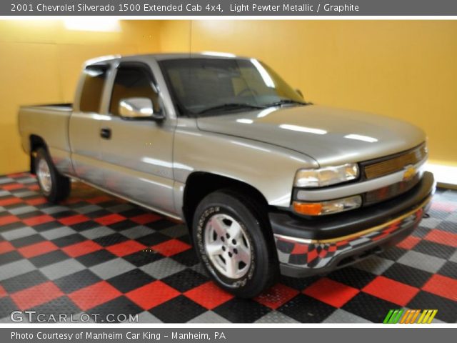 2001 Chevrolet Silverado 1500 Extended Cab 4x4 in Light Pewter Metallic