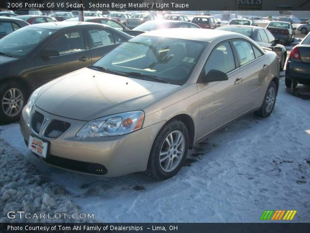 2006 Pontiac G6 V6 Sedan in Sedona Beige Metallic