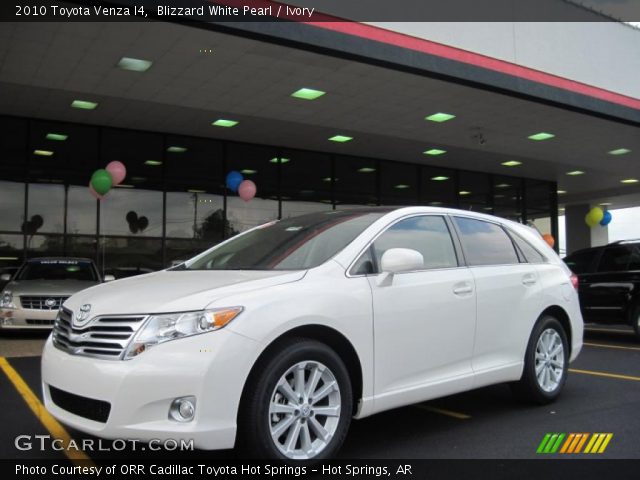 2010 Toyota Venza I4 in Blizzard White Pearl