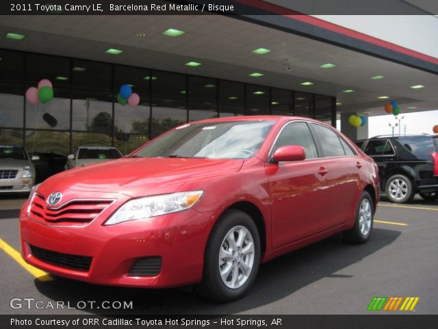 2011 Toyota Camry LE in Barcelona Red Metallic