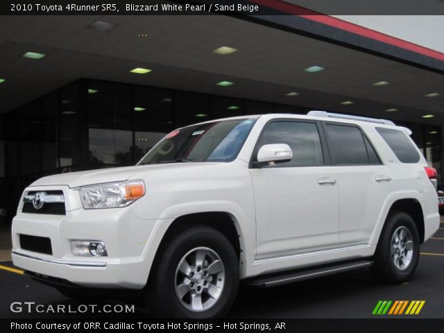 2010 Toyota 4Runner SR5 in Blizzard White Pearl