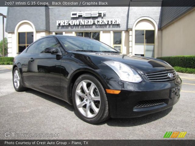 2007 Infiniti G 35 Coupe in Black Obsidian