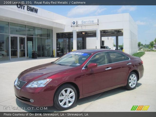 2008 Lexus ES 350 in Royal Ruby Red Metallic